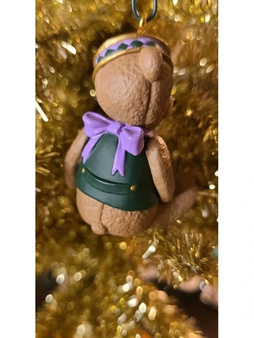 Waiting for a Hug Hallmark Ornament 1999 Teddy Bear Christmas Vintage Gift
